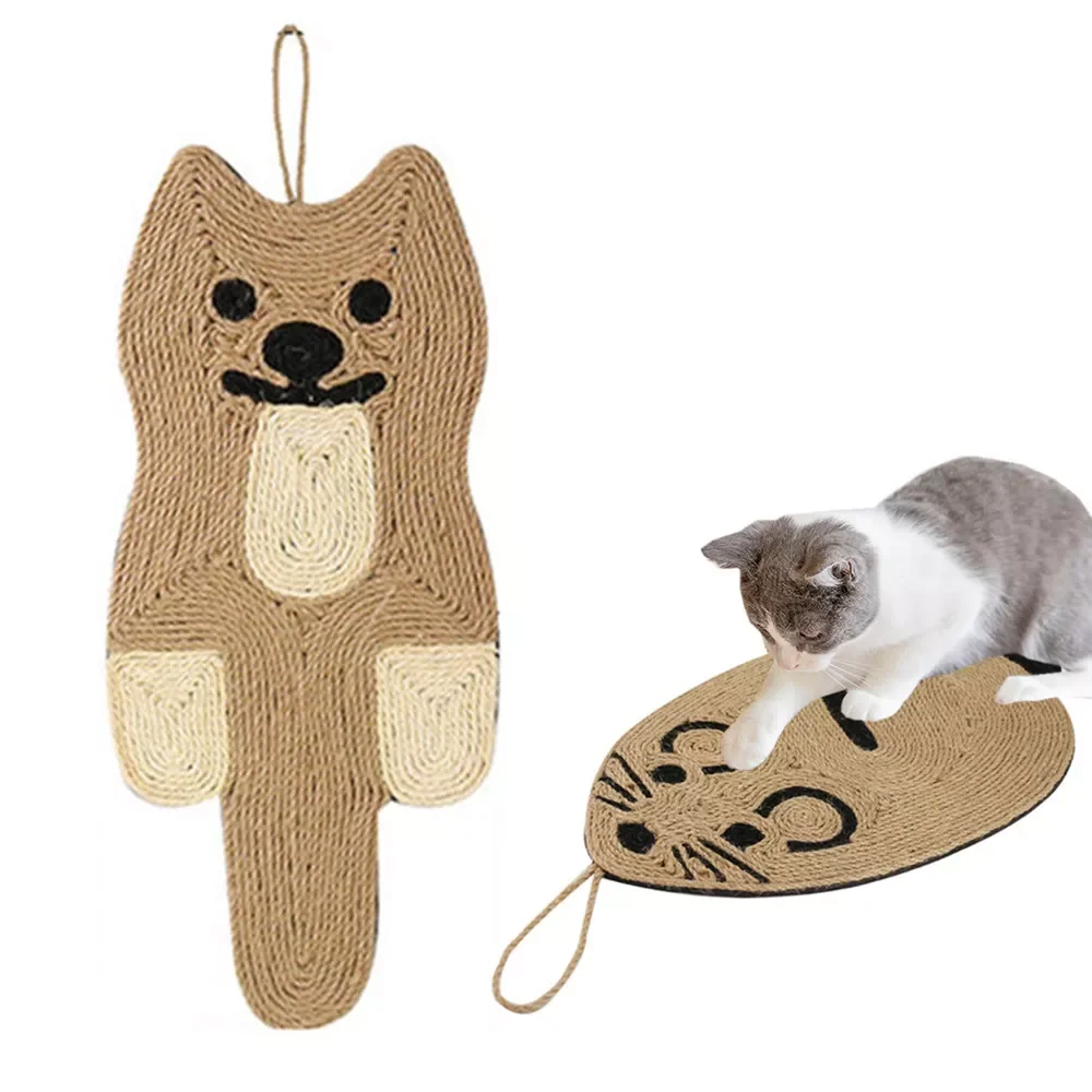 

2023NEW Sisal Cat Scratch Board Kitten Pet Grinding Claw Toys Cats Scratching Tree Post Scratcher Bed Mat Furniture Scratch Pad
