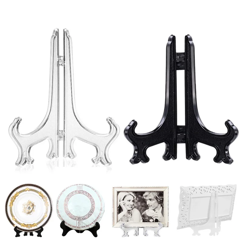 

5 шт., складная пластиковая подставка для хранения посуды