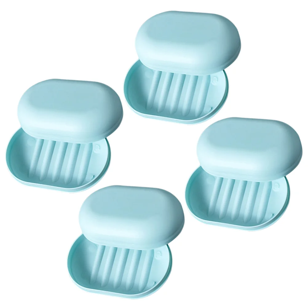 

Контейнер для мыла пластиковый дорожный, 4 шт.