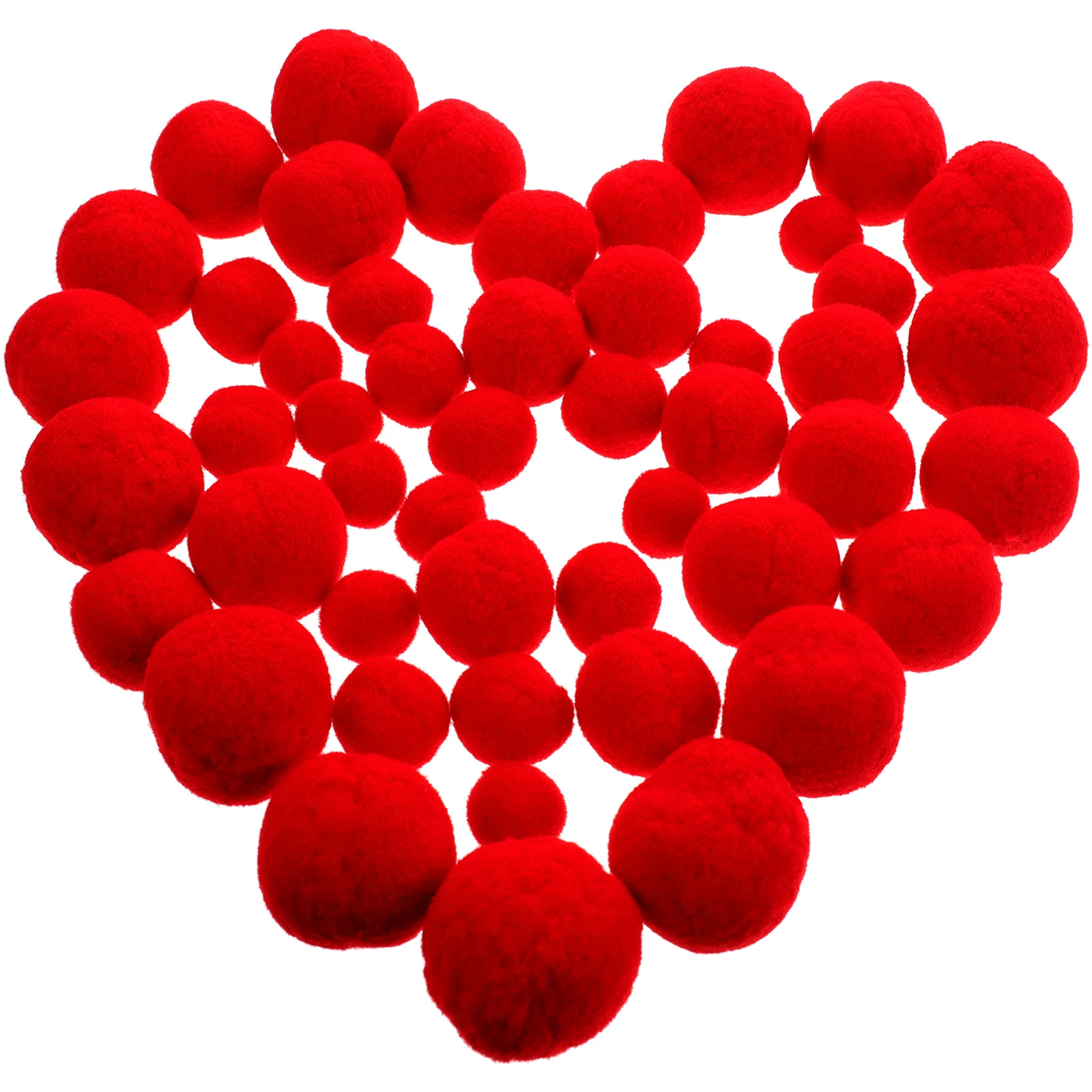 

Pomball Poms Diy Fluffy Red Pompom Pompoms Accessories Big Puff Costume Clothingartificial Fuzzy Decorative Clothes Christmas