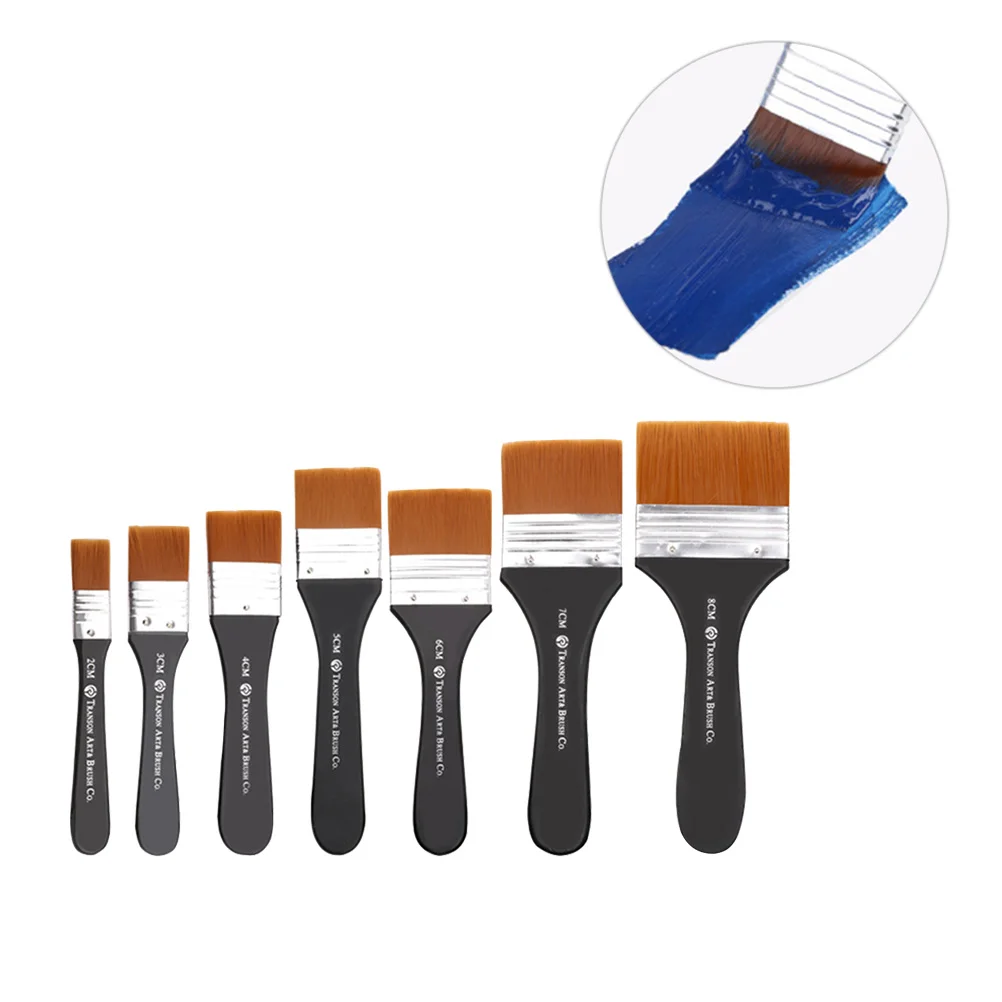 

7pcs Brushes Watercolor Oil Painting Tool Drawing Supplies Brushes Set for Beginner