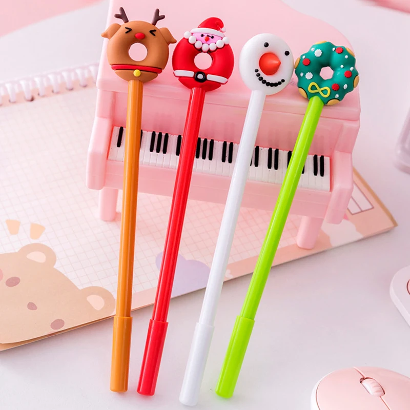 

Kawaii Christmas Gel Pen Cute Christmas Tree Reindeer Santa Gift Box 0.5mm Pens