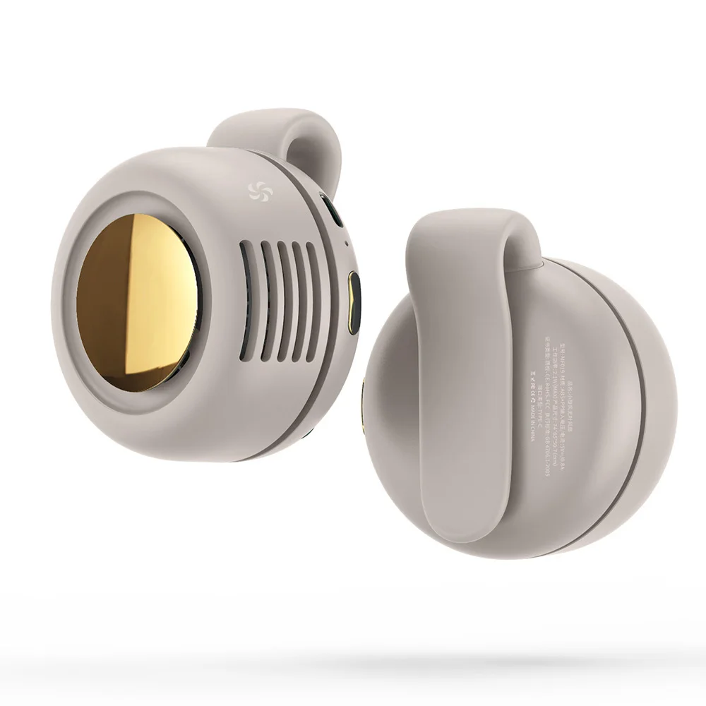 Портативный складной пластиковый безлопастной вентилятор