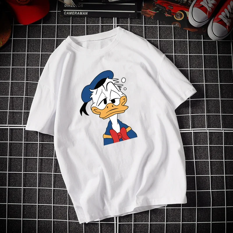 Мужская хлопковая футболка с коротким рукавом в Корейском стиле