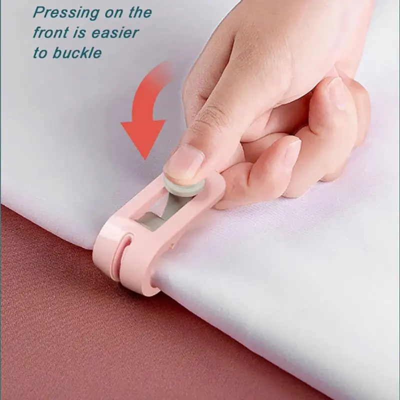 

Quilt Fixing Clip Bed Sheet Quilt Cover Fixing Holder Non-Slip Needle-Free Blanket Clip Beds Sheets Anti-Running Device