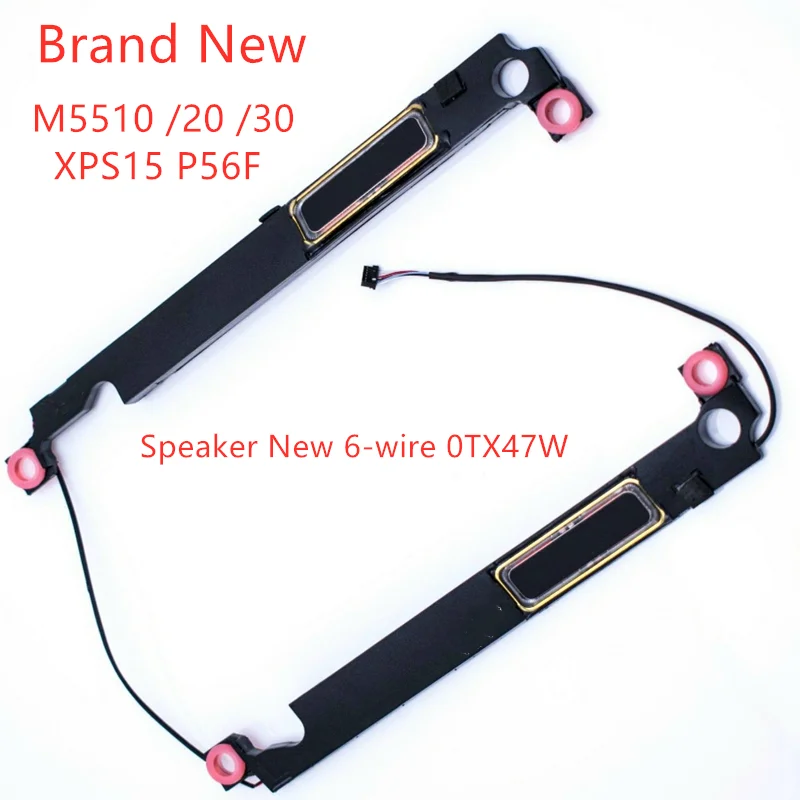 Новый Динамик для ноутбука Dell XPS15 M5510 M5520 M5530 P56F Новый 6-проводной 0TX47W
