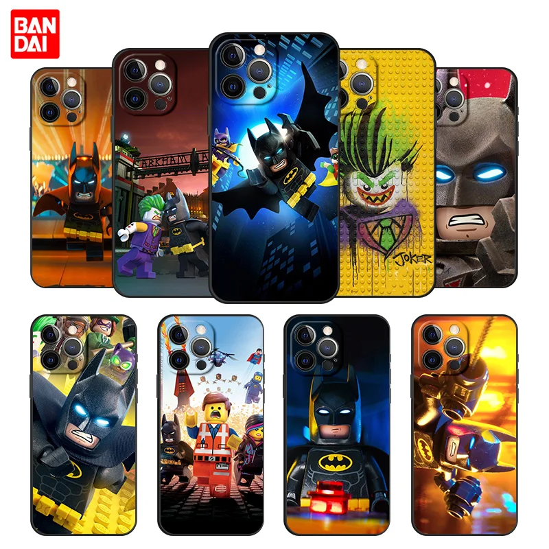

Superhero Batman Logo Case for iPhone 11 12 13 Pro Max SE 2020 11pro 12pro 13pro Mini Silicone Funda Capinha Cover Black Luxury