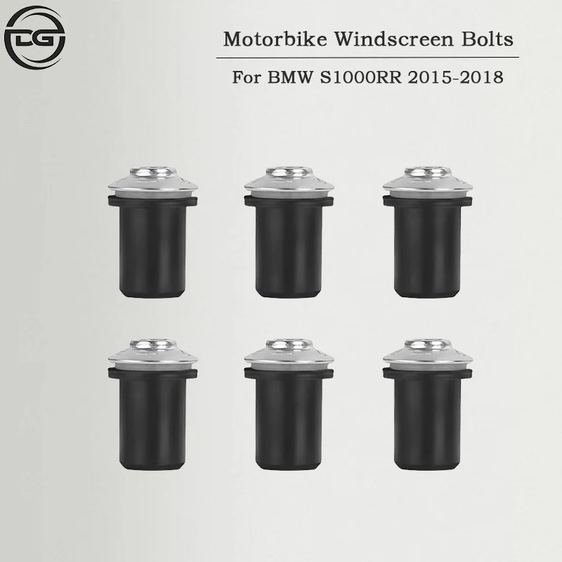 

Motorcycle 6x Suit Front Windshield Screw For BMW S1000RR S1000 RR 2015 2016 2017 2018 Accessories