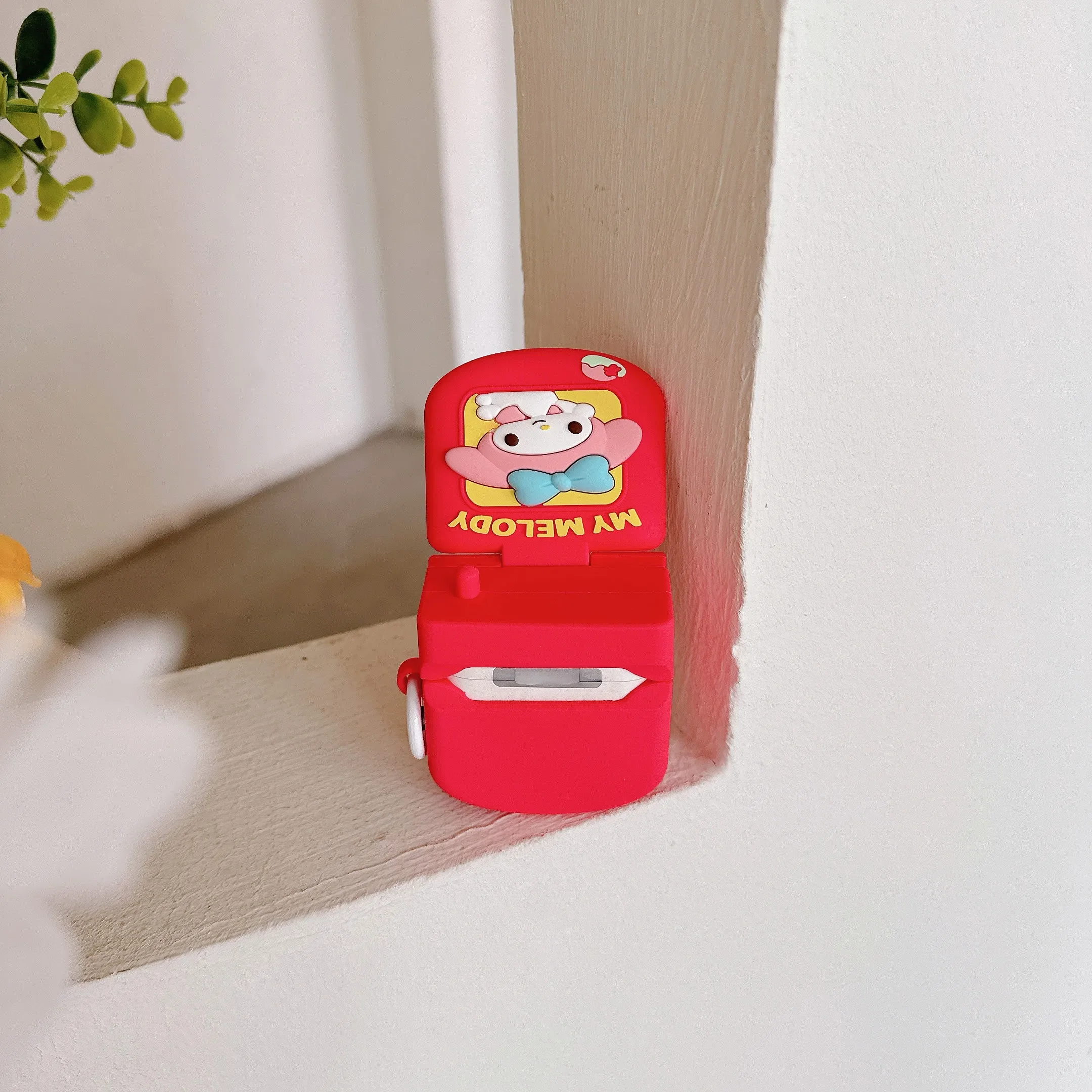 Чехол для AirPods 1/2/3 силиконовый с зеркалом