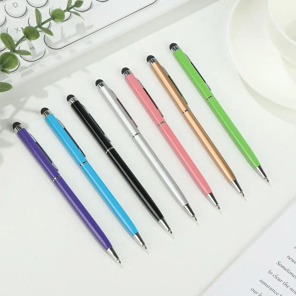 

1 PC New Dual-Use Stylus Touch Capacitive Pen Mobile Phone Universal Touch Screen Pen for iPhone iPad Ball Pen Waterborne Pen