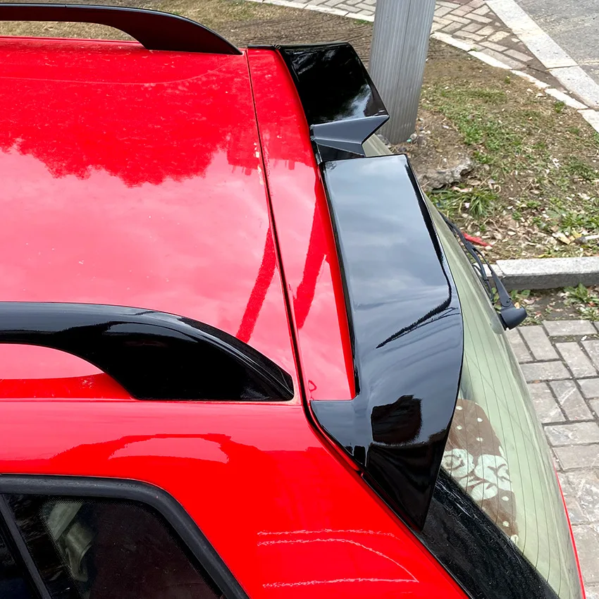 Черный Задний спойлер крыло для Volkswagen VW POLO 9N MK4 9N3 2003-2008 крыши задняя крышка кузова