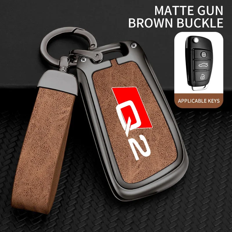 

Чехол для автомобильного ключа из цинкового сплава для AUDI Q2 SQ2 2016 2019 2020