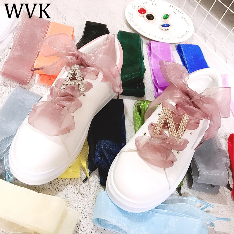 

DIY декоративные шнурки металлические шнурки из снежной пряжи алмазные буквы аксессуары для обуви блестящие стразы обувь декоративные аксе...