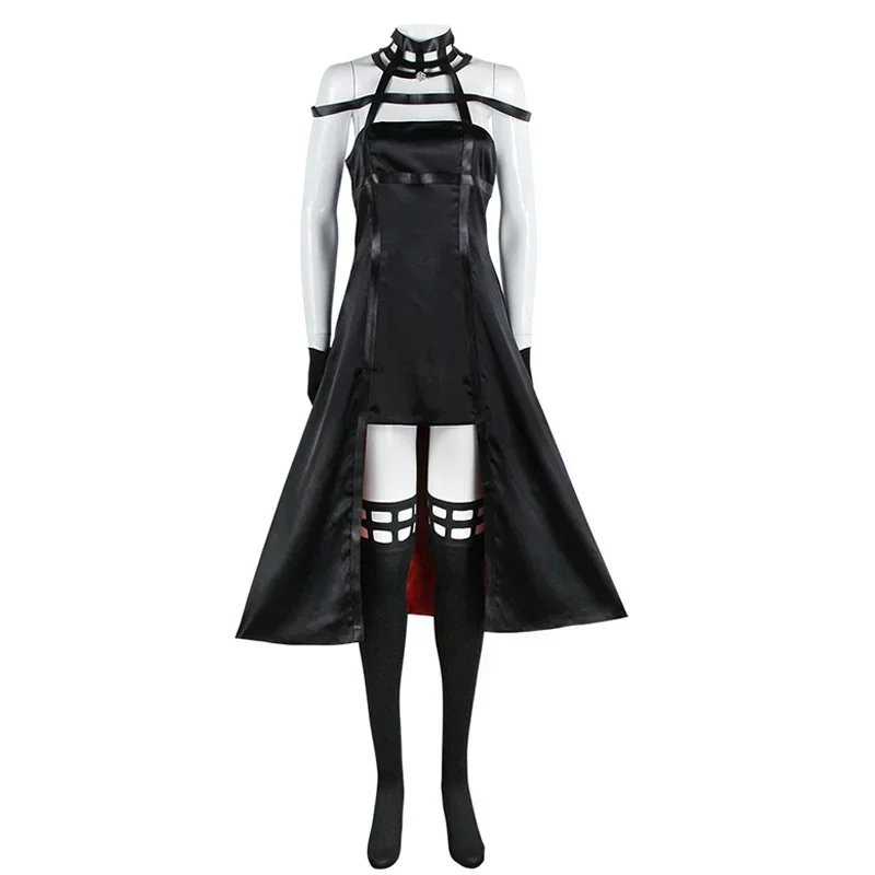 Аниме Spy X Family Yor Forger Косплей Парик Платье Костюм Assassin Готическая Черная Красная