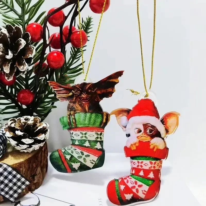 Рождественские подвески украшения красная звезда подвеска в виде