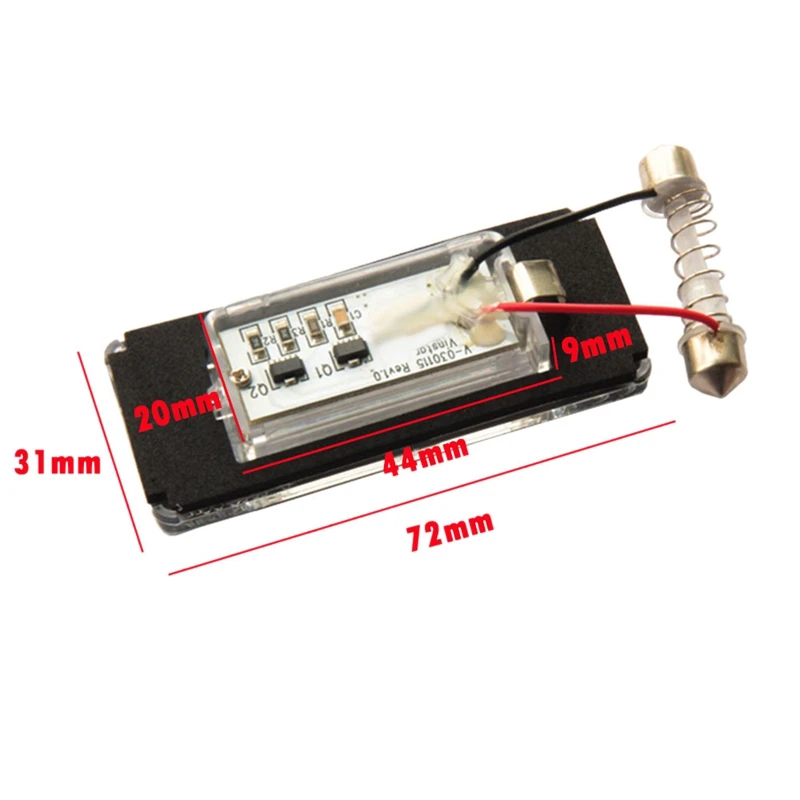 4 светодиодный т. светодиодные лампы для номерного знака BMW Mini Cooper R56 2006 - 2012