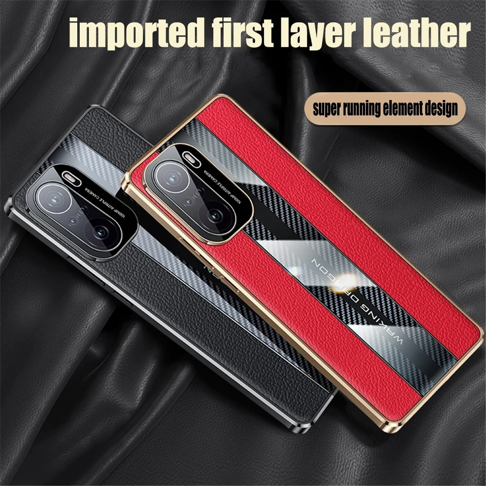 

Luxury Carbon Fiber Leather Cover For Xiaomi 12 11 Pro Ultra Civi Mix4 Redmi K40 K50 F3 Pro Case Shockproof Phone Case