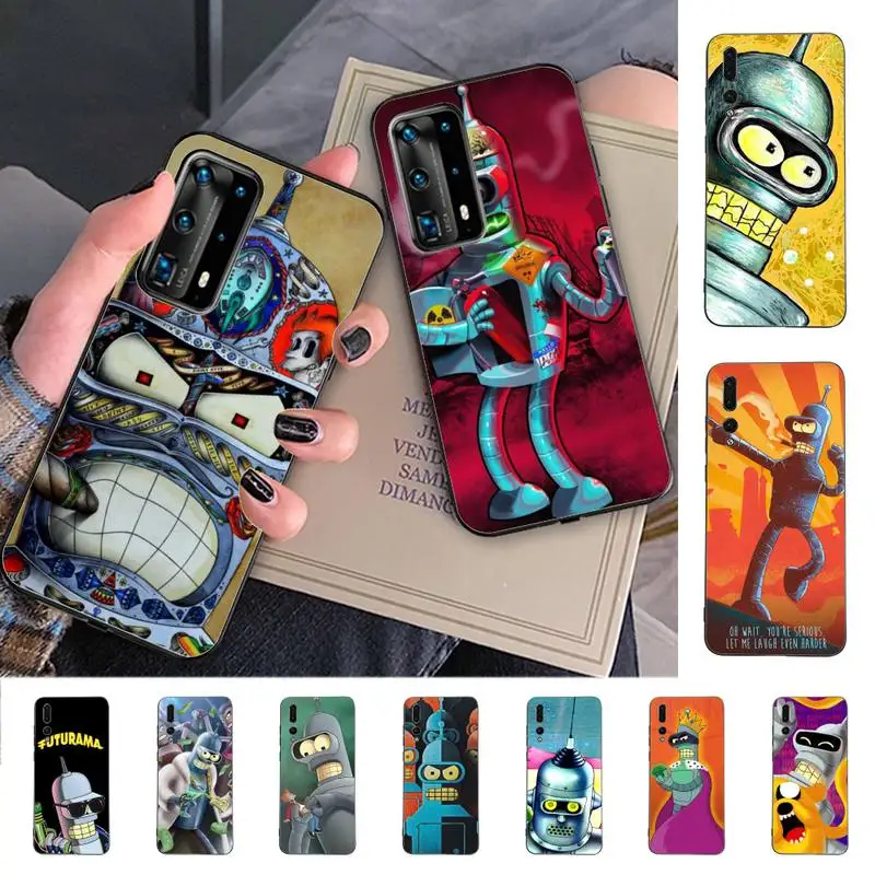 

F-Futurama B-Bender Art Phone Case for Huawei P30 40 20 10 8 9 lite pro plus Psmart2019