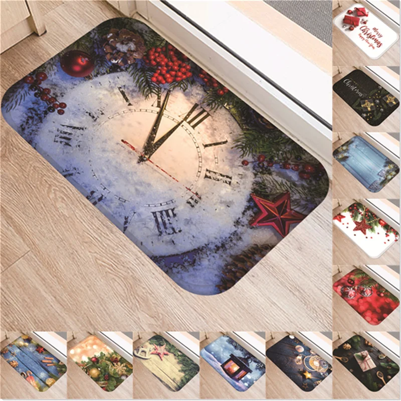 

Креативный модный Рождественский коврик со снеговиком для украшения дома, коврик для кухни, размещение домашней подушки, дверная Подушка, м...