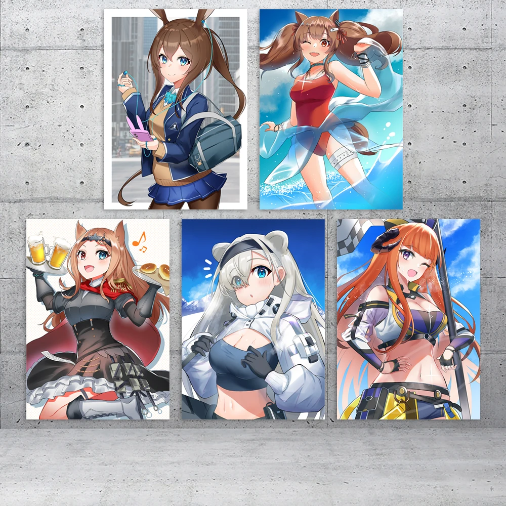 

Home Decor Canvas Arknights HD Mulberry Prints Bagpipe Painting Anime Modular Saileach Pictures Angelina Wall Art Posters Gift