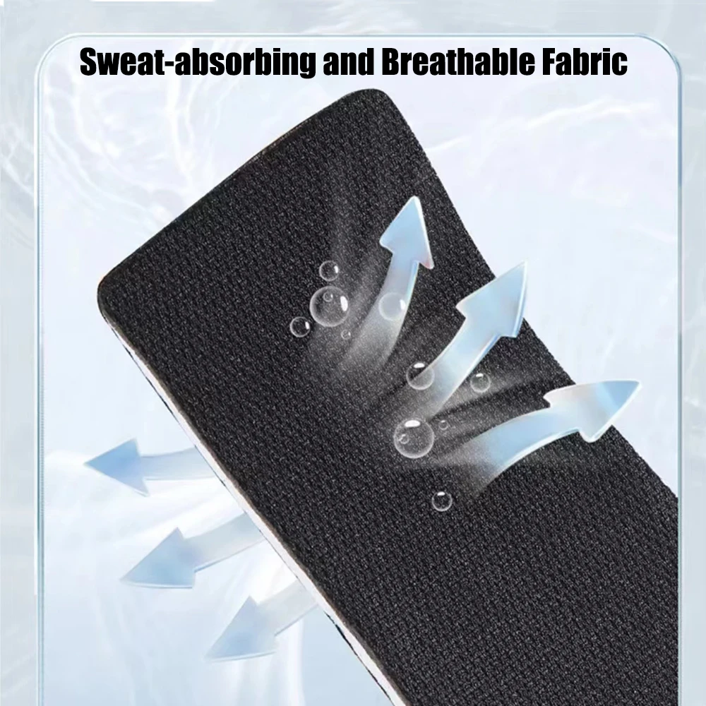 EVA Memory Foam Height Increase Insoles for Men Women Elevator Shoes Heel Lift Inserts Comfort Breathable Heightening Shoe Pads