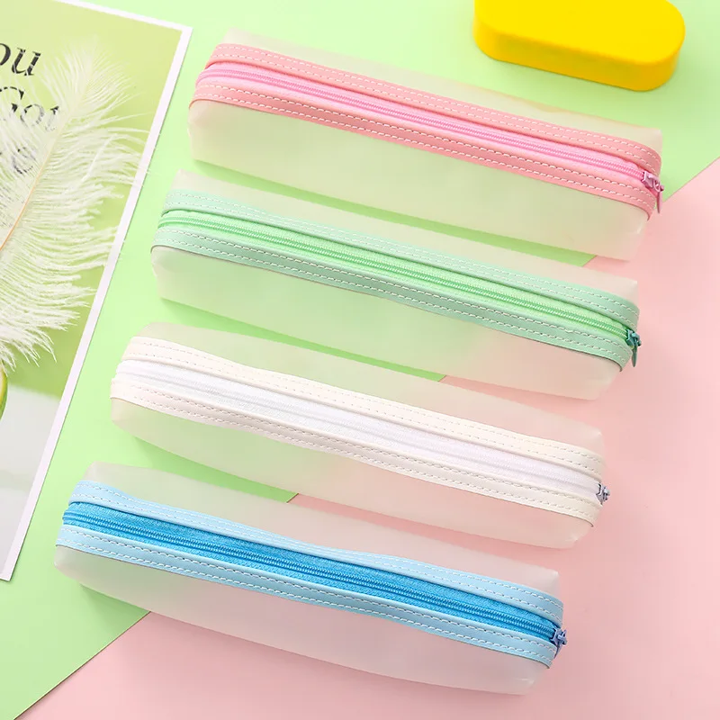 

Transparent Stationery Bag Exam Special Student Net Yarn Pencil Case Large Capacity High School Entrance Examination Pencil Bag