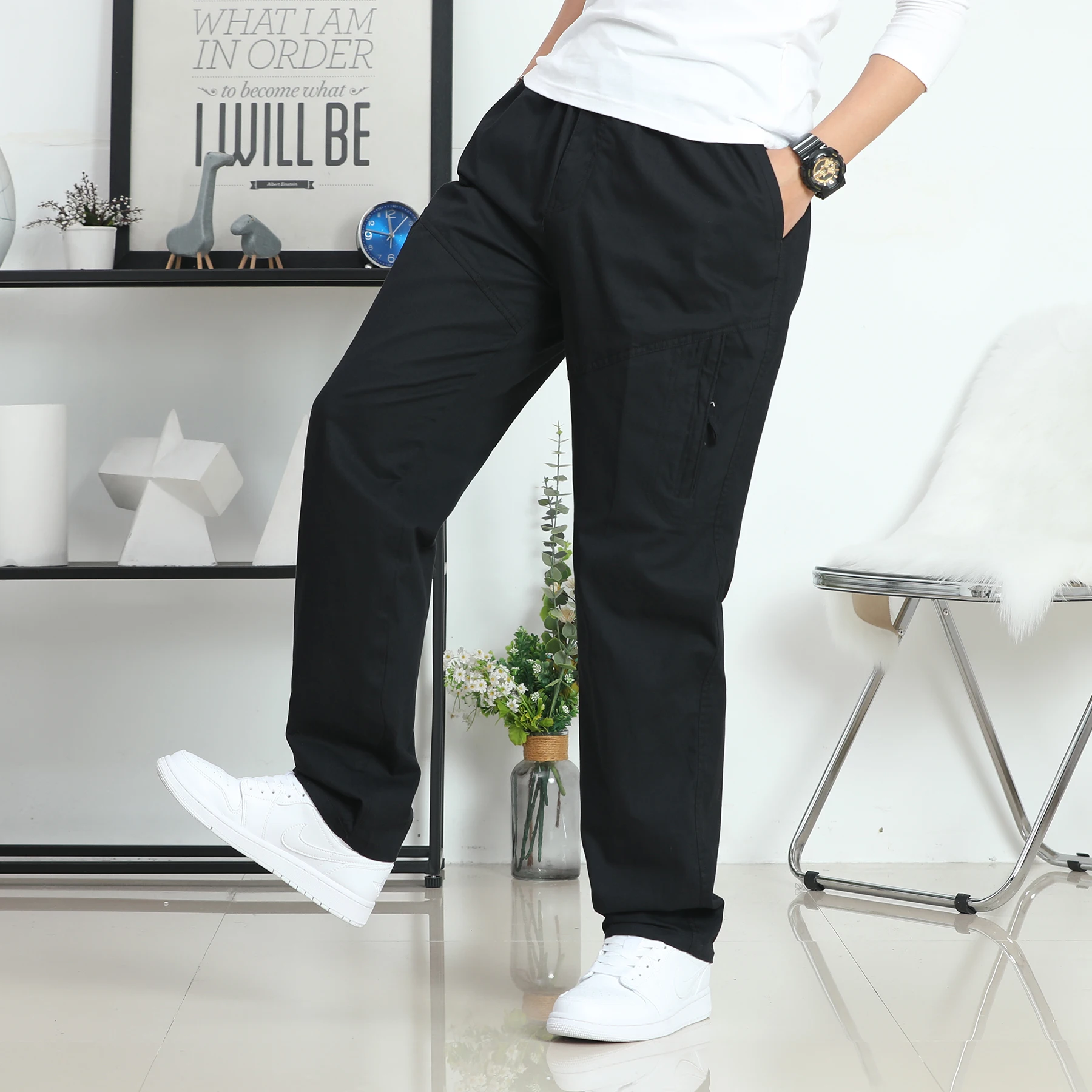 Мужские модные брюки 2024 года осень-весна спортивные штаны уличная одежда