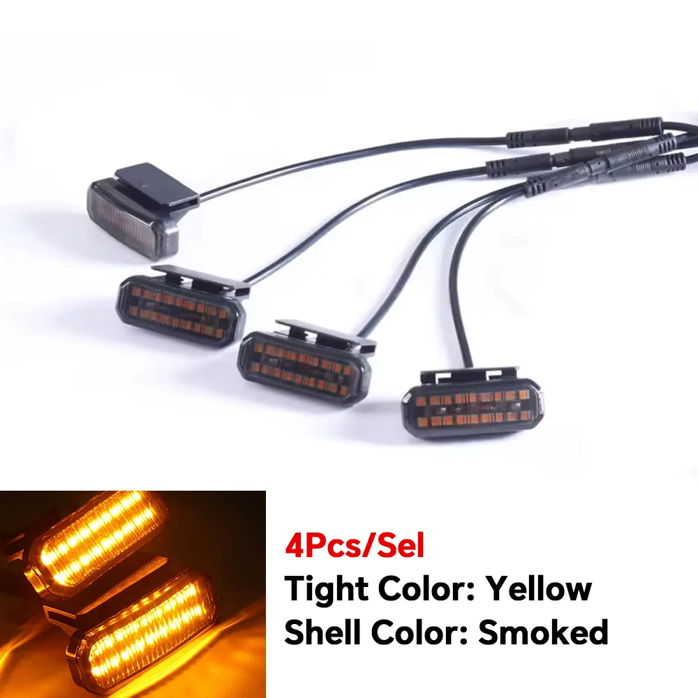 

18 Светодиодных Фонарей Для Передней Решетки, Универсальные Дневные Ходовые Огни Для Автомобилей, Внедорожных Пикапов