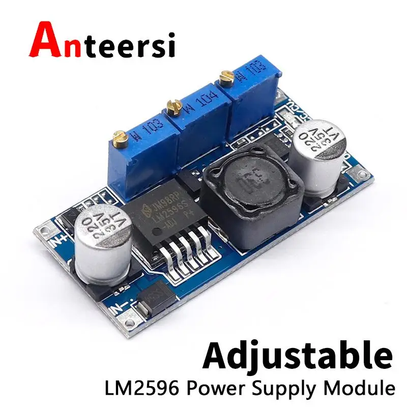 

Регулируемый понижающий модуль источника питания CC/CV LM2596S