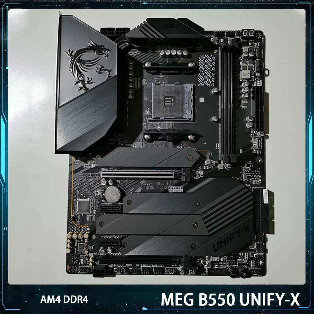 

MEG B550 UNIFY-X For Msi AMD AM4 DDR4 64G SATA3 M.2*2 PCI-E4.0 USB3.1 ATX Desktop Motherboard High Quality Fast Ship
