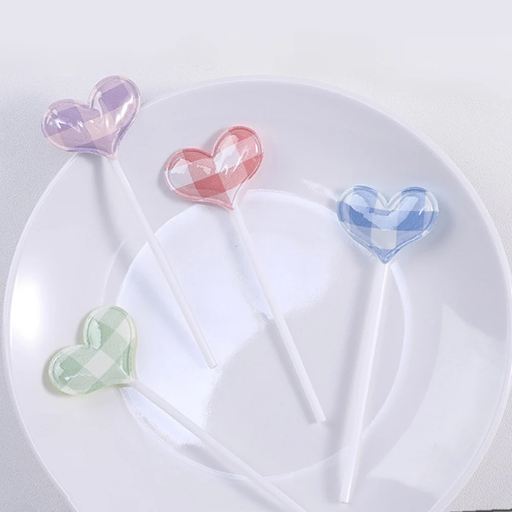 

5pcs/Lot Cake Topper Creative For Baby Shower Birthday Party Wedding Celebration Cake Decoration Star Heart Cupcake Insert