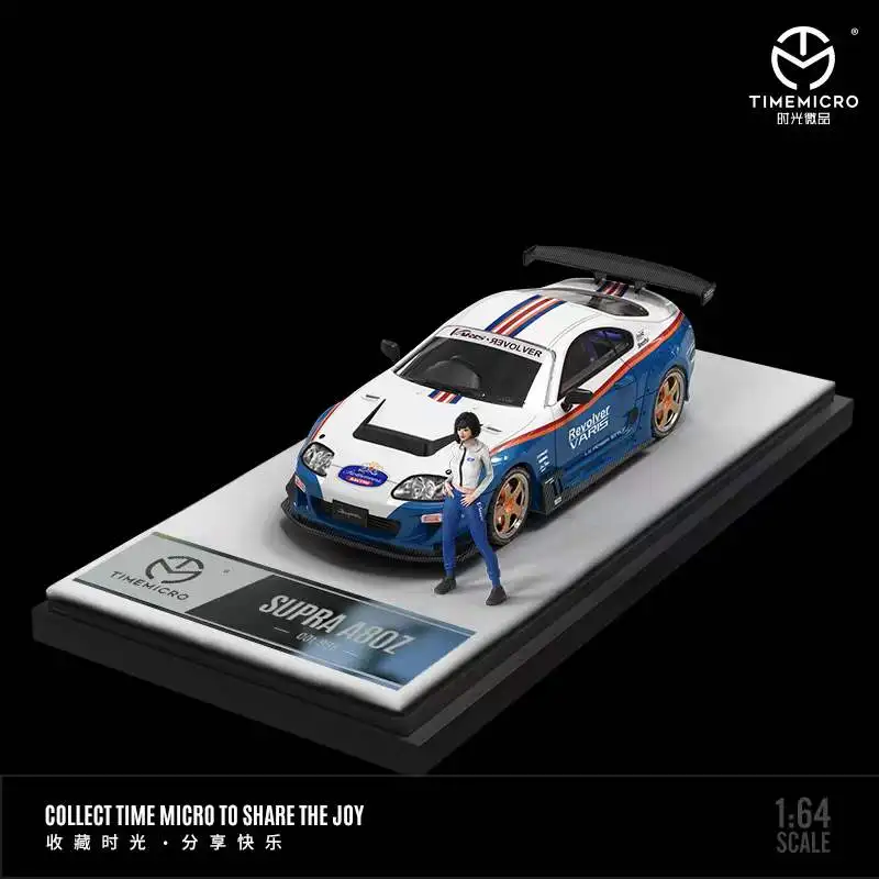 

TIME MICRO 1:64 A80Z ADVAN/Rothmans Die-Cast Car Model Collection Miniature