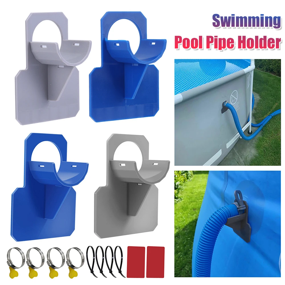 Держатель для крепления труб в бассейне с зажимом кабеля 30-38 мм