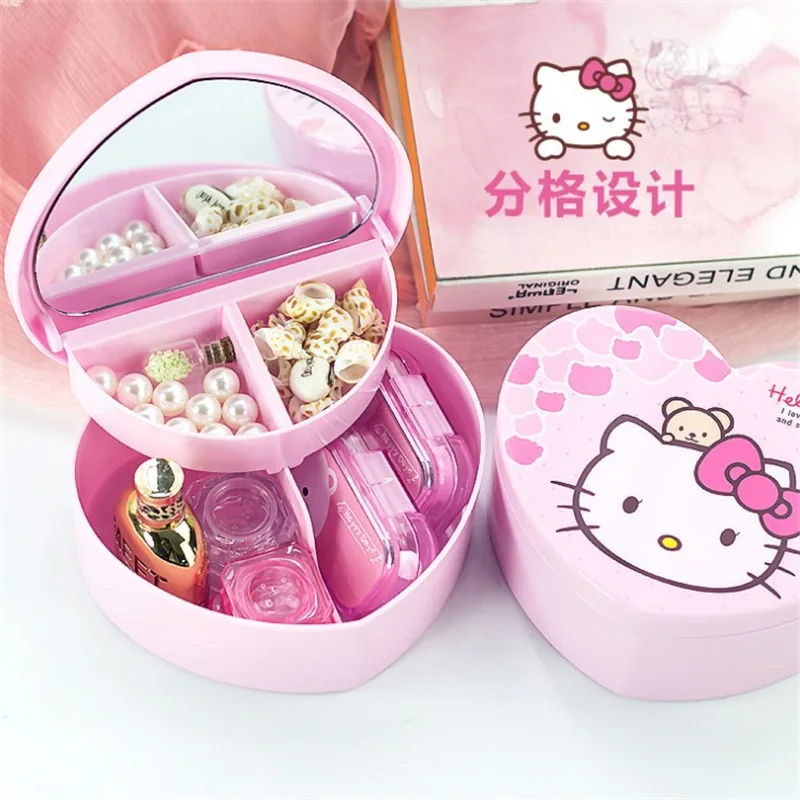 Sanrio с рисунком hello kitty дизайнерская Коробка Для Хранения Драгоценностей в форме