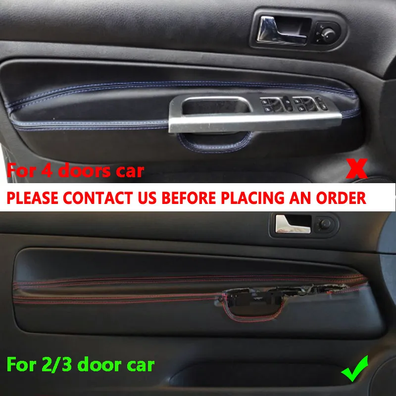 Для VW Golf 4 MK4 1998 1999 2000 2001 2002 2003 2004 2005 только 3-дверный автомобильный замшевый кожаный