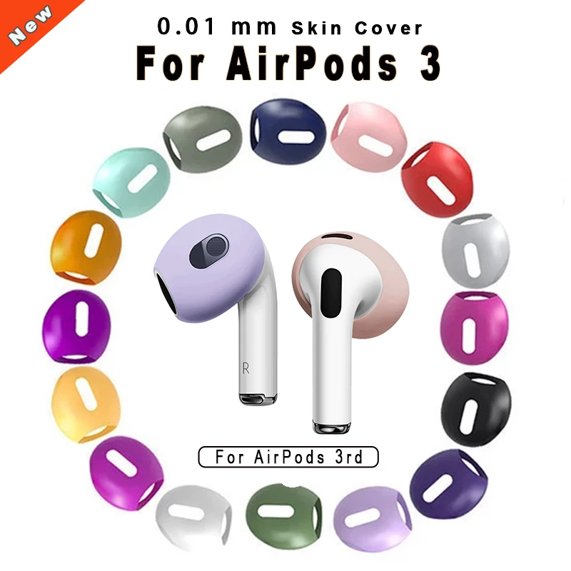 

2022 for Airpods 3 Silicone Skin Cover EarTips Earpads for Apple AirPods 3rd Generation Ear Tips Buds Earphone Accessories Case