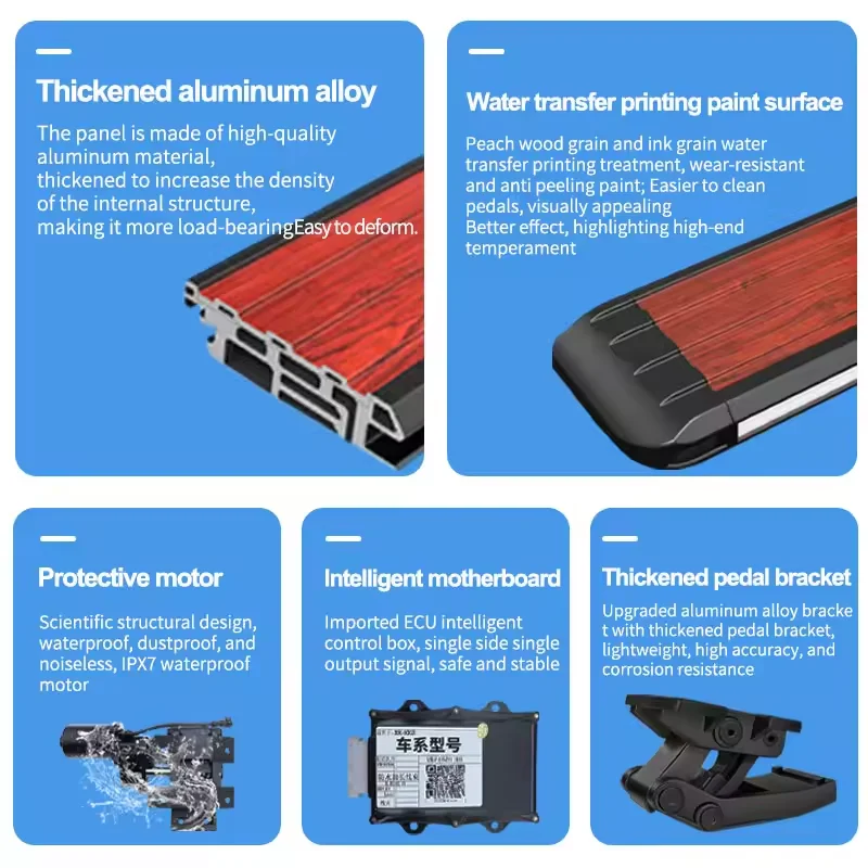 Электрическая боковая ступенька для Haval DARGO Power Running Boards Fit H6 Sport H7 F7 H5 Shenshou