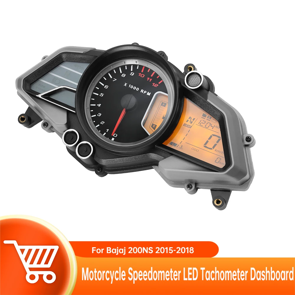 

Приборная панель спидометра мотоцикла для BAJAJ PULSAR 135 150 160 180 220NS 2015-2018 тахометр одометр ЖК-инструмент