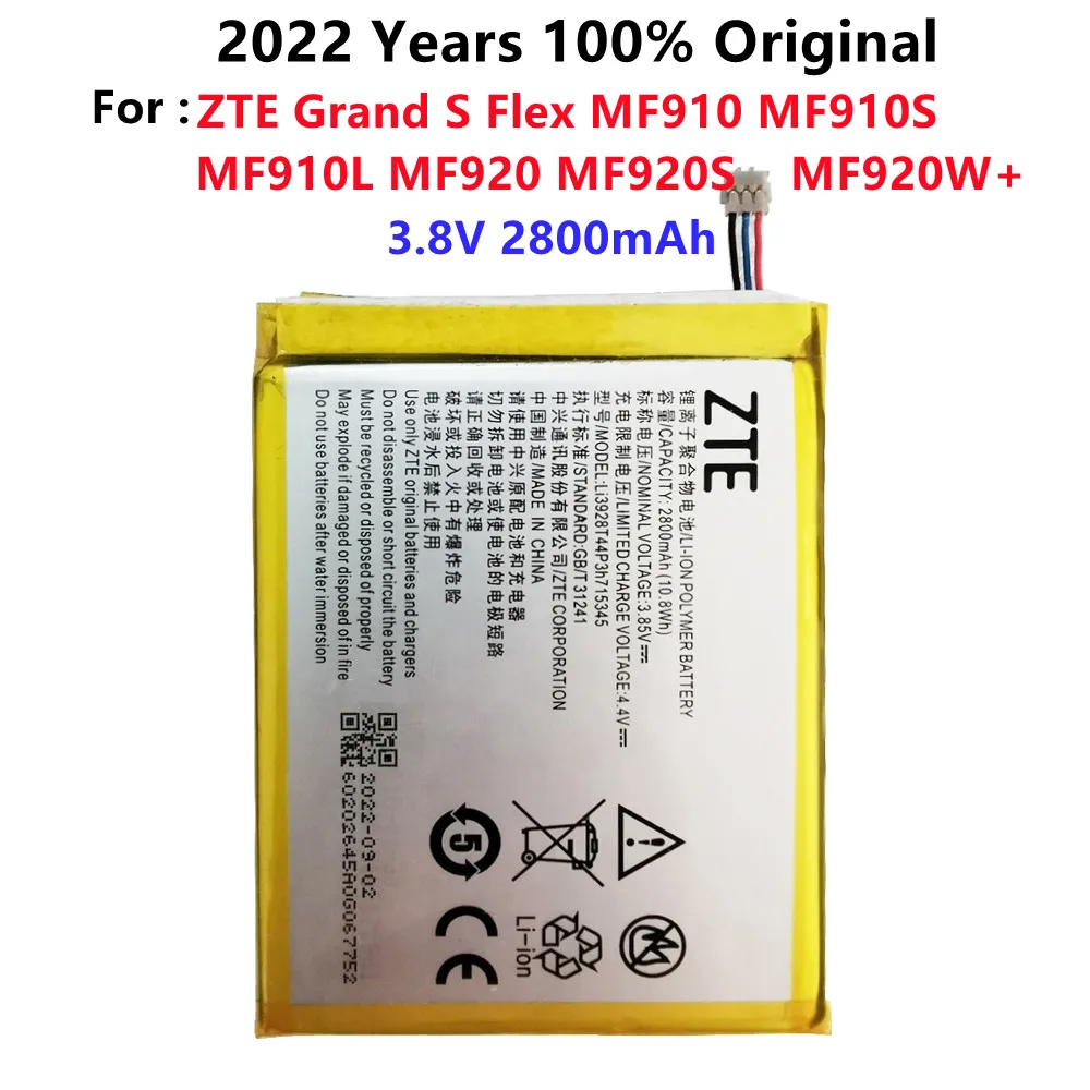 

3.8V 2800mAh Li3820T43P3h715345 For ZTE MF910 MF910S MF910L MF910NL MF910V MF920 MF920A MF920S MF920TS MF920V MF920VS Battery