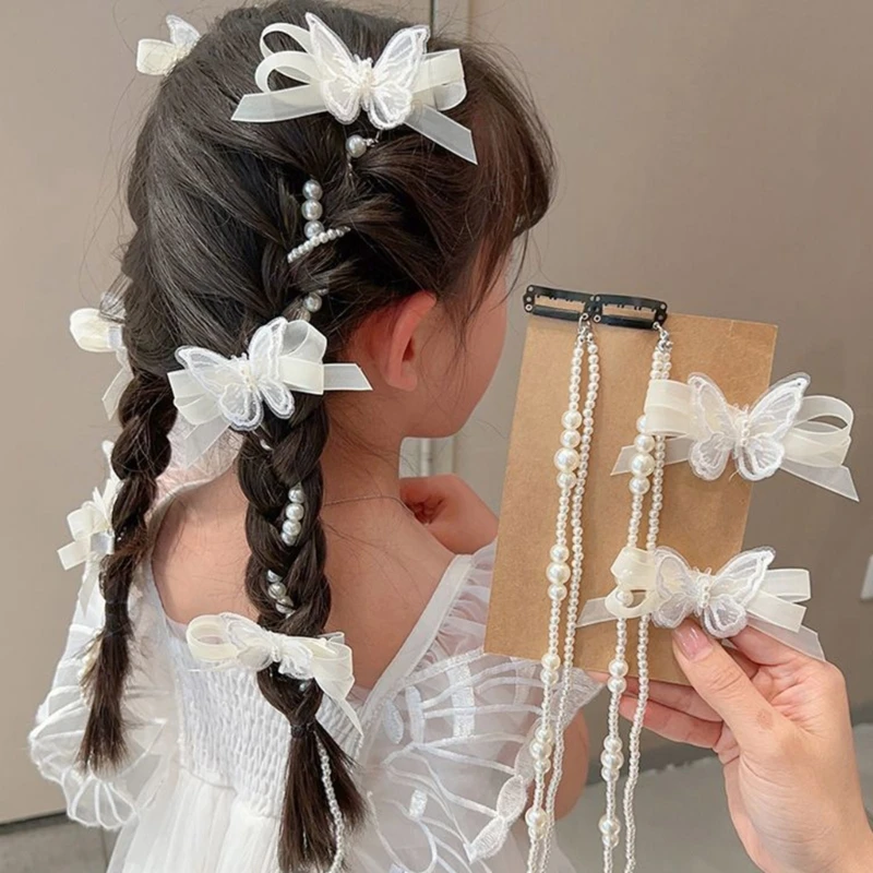 

Stero Hair Chain Spring Travel Girl Hair Clip Ponytail Hair Clip