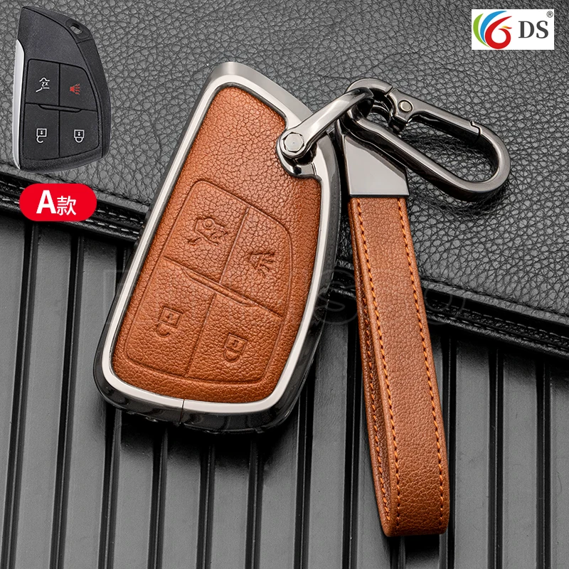 

for Chevrolet Tahoe Suburban for GMC Yukon for Buick ENVISION S Plus Avenir 2020 2021 4 Buttons Alloy Car Key Case Cover Fob