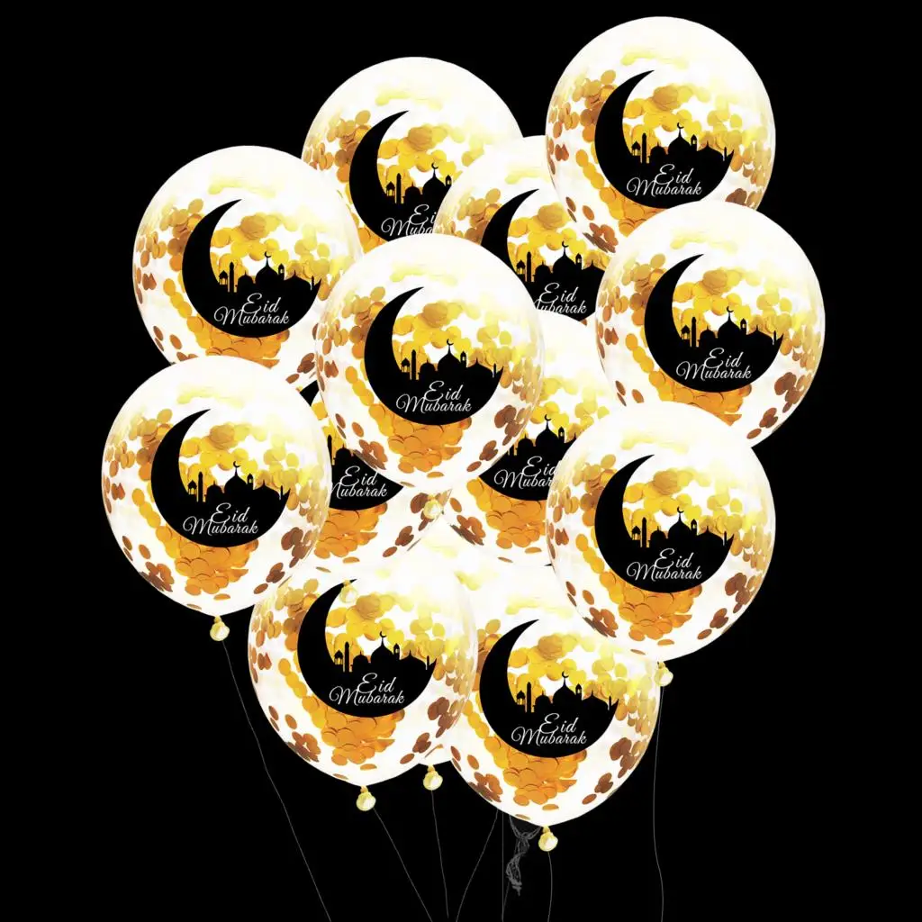 

Eid Latex Balloons Set Ramadan Eid Decoration Party Festive Party 12 Inch