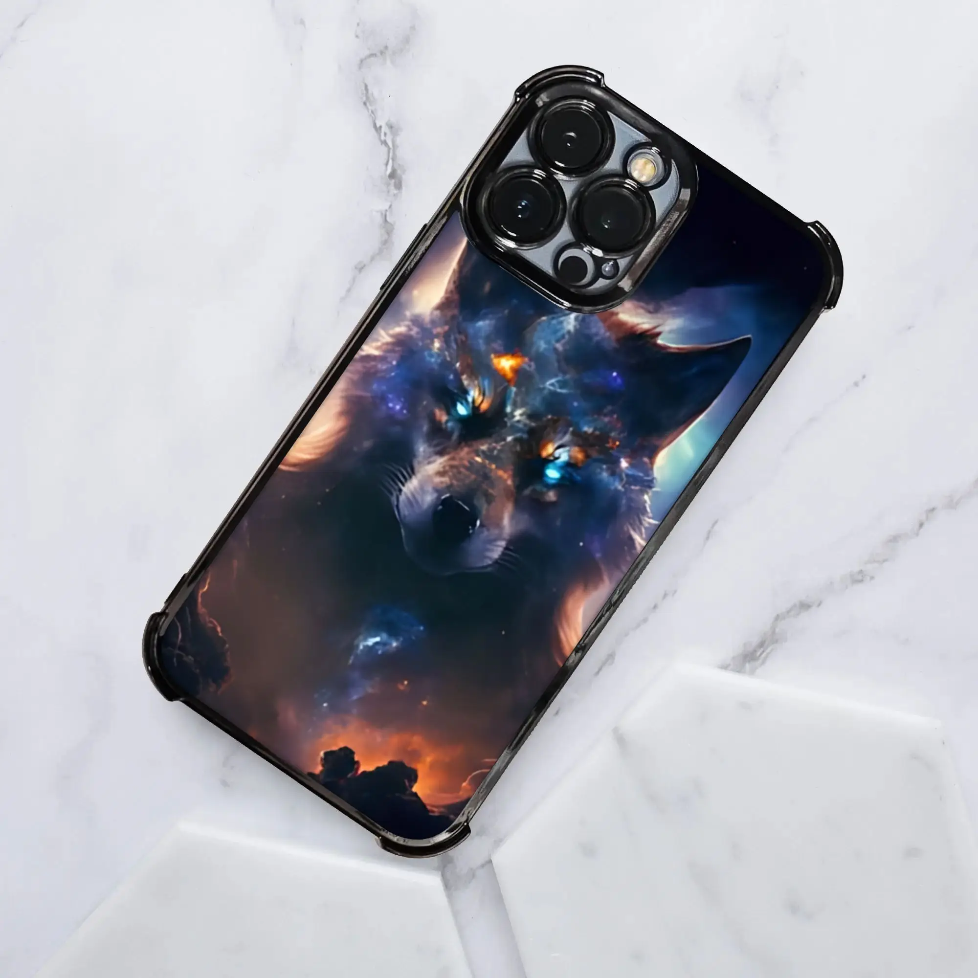 Чехол для телефона Dark Gold Wolf с гальваническим покрытием для iPhone различных моделей (art.: 3920dbea1ab12) - 3920dbea1ab12