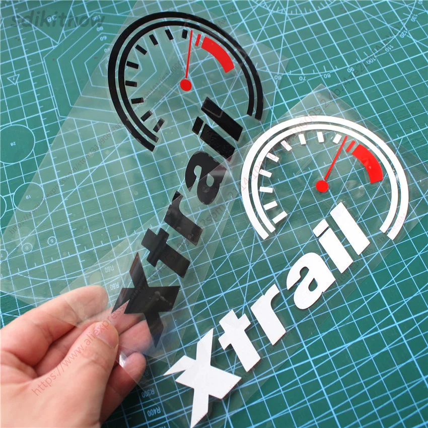Виниловая наклейка для передних фар автомобиля Xtrail X-trail T30 T31 T32 2013-2019, 1 шт.