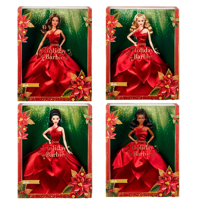 

Новая праздничная Кукла Барби 2022, коллекционные игрушки, модная подвижная Женская коллекция, подарки для девочек, игрушки