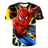 3dt t shirt kids m%ce%b1rvel spiderm%ce%b1n for boys summer autumn childrens clothes short sleeved breathable cartoon print spider tops