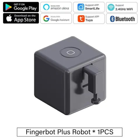 Tuya Finger Robot Zigbee Bluetooth Fingerbot Plus CR2 версия с аккумулятором Робот-кнопка-толкатель Бот работает с приложением Smart Life