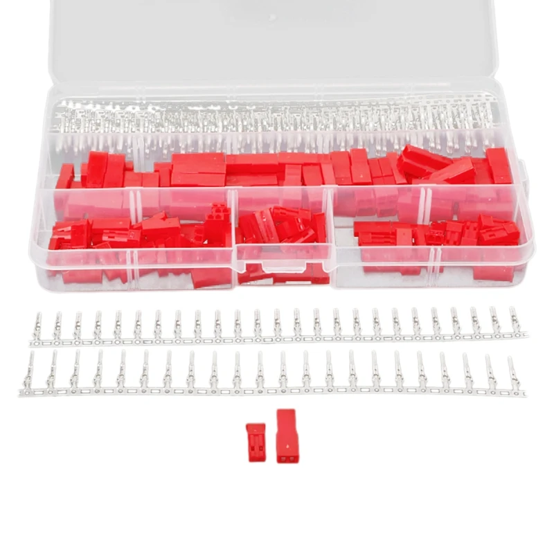 

420PCS Connector Plug 2Pin Female Male and Crimps RC Battery Connector