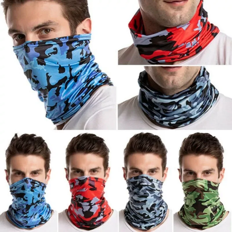 

Camouflage Sport Scarf Outdoor Fishing Hiking Cycling Face Head Wrap Cover Neck Tube Scarfs Balaclava Headbands for Men Women