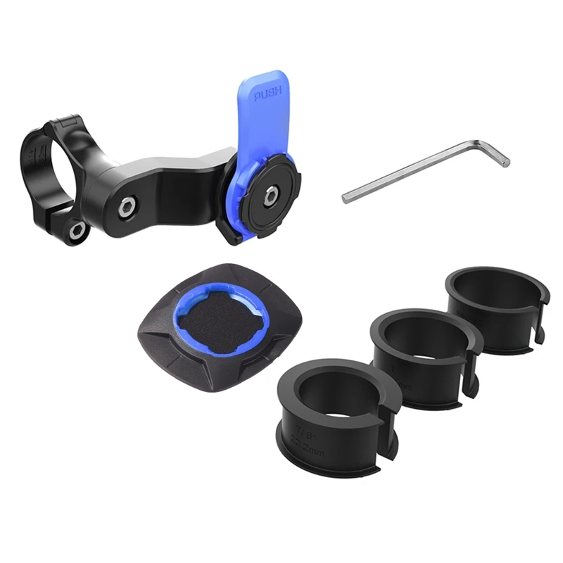 

Bike Scooter Navigation Phone Bracket Holder Adjustable Motorcycle Handlebar Stem Support Rack Cycling